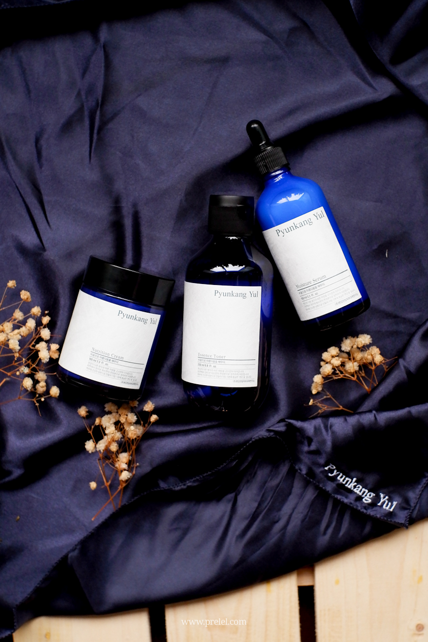 Pyunkang Yul Essence Toner Moisture Serum Nutrition Cream Review